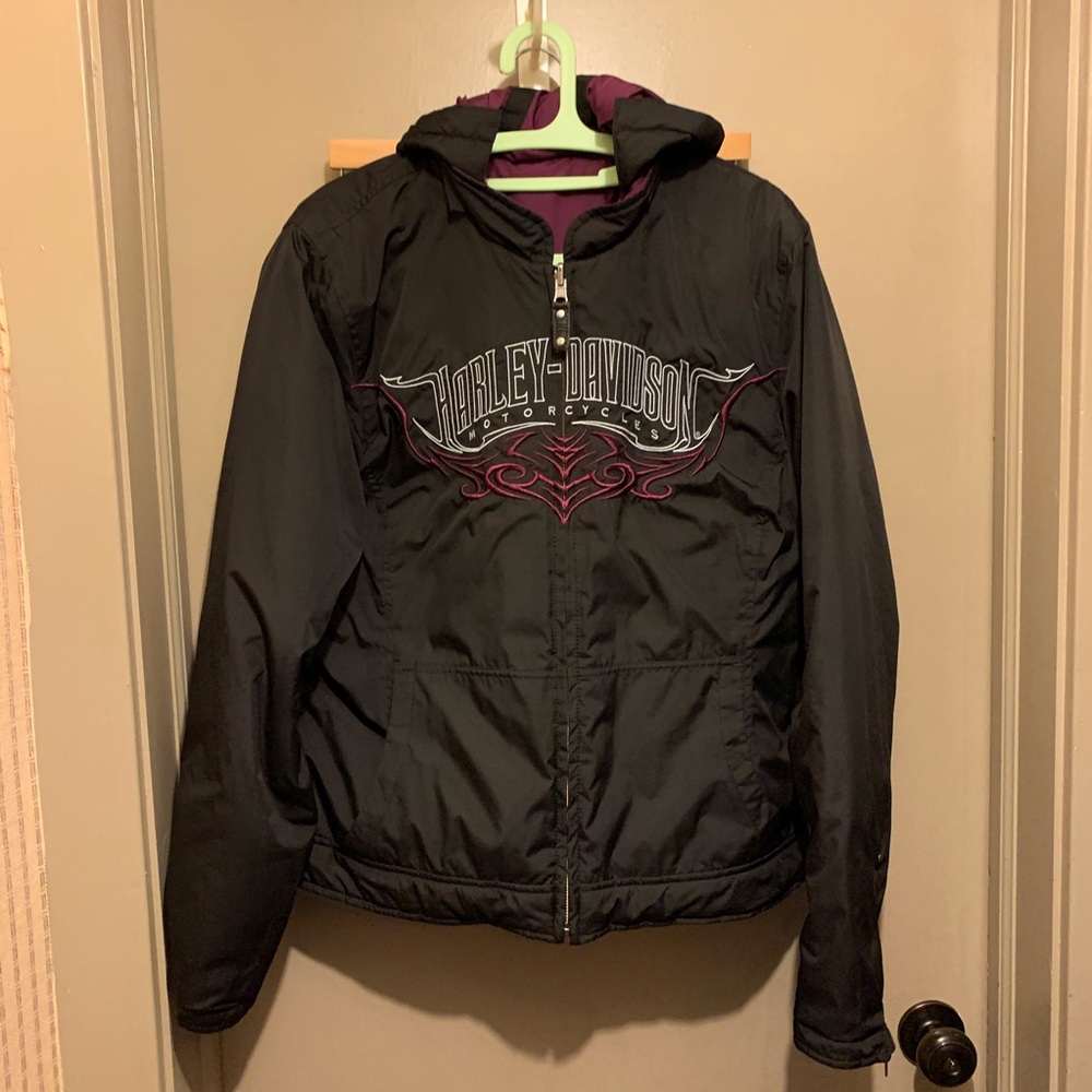 Harley-Davidson reversible hooded jacket
